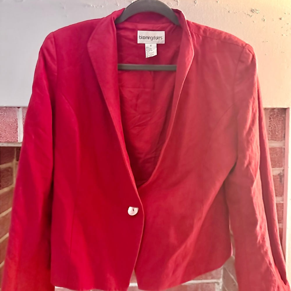 Bloomingdale’s 90’s Red Blazer